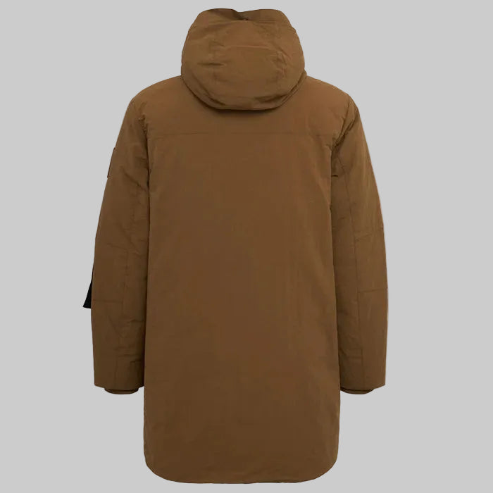 W6-SOILMARK Long Down Jacket Brown Man