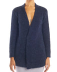 W4-53057 Cardigan in Lurex Blu