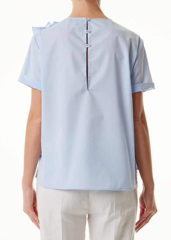 S5-45053 Blusa con Rouche Glass