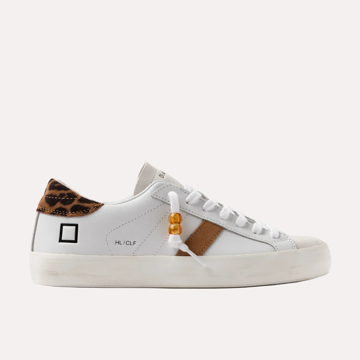 DS6-HILL LOW CALF Sneakers White/Leopard Woman