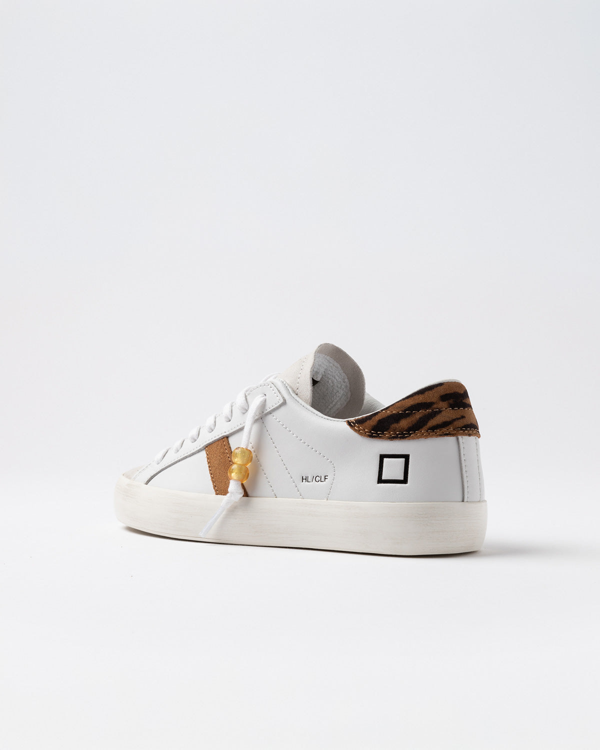 DS6-HILL LOW CALF Sneakers White/Leopard Woman