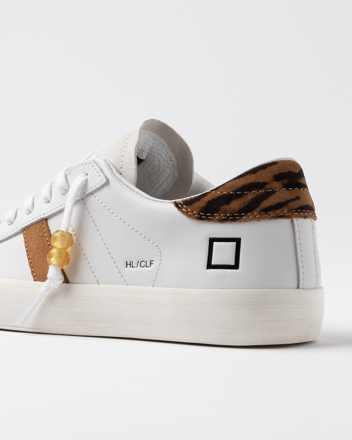 DS6-HILL LOW CALF Sneakers White/Leopard Woman