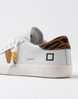 DS6-HILL LOW CALF Sneakers White/Leopard Woman