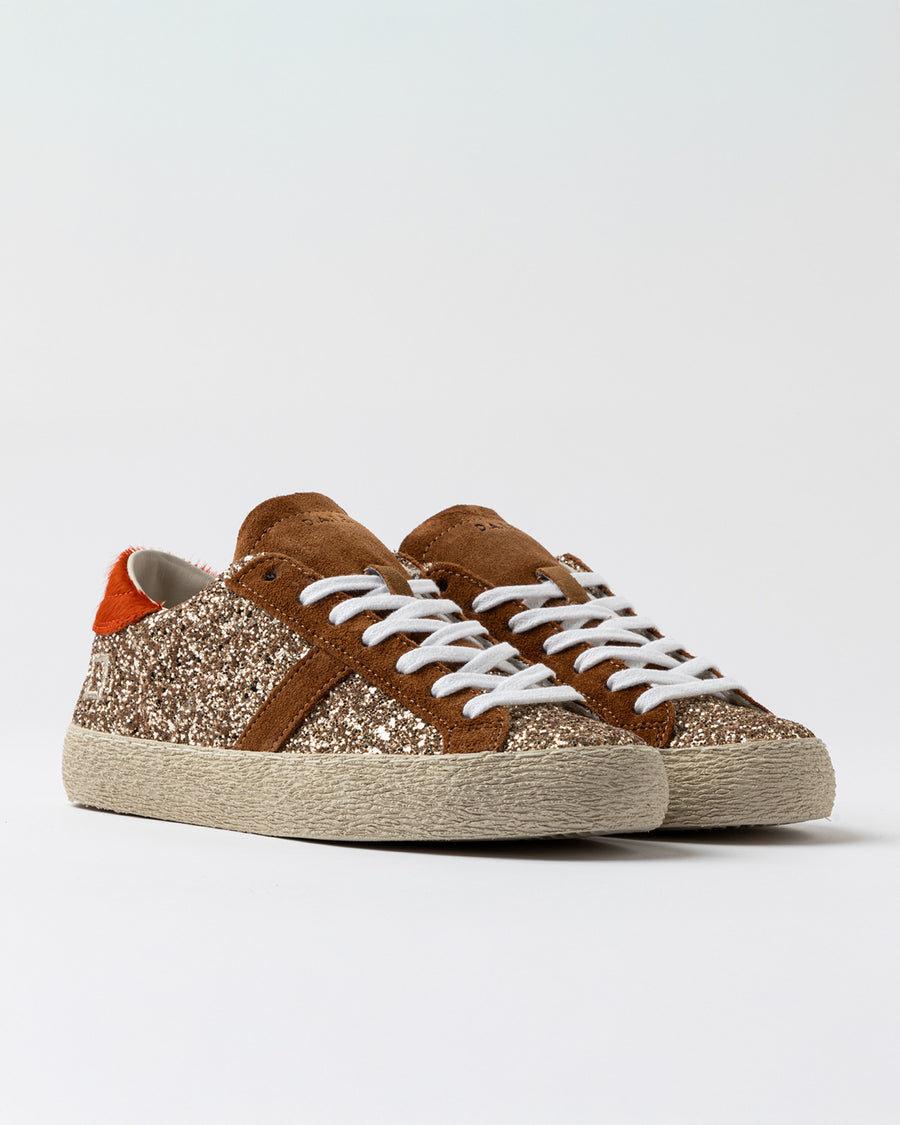DW5-HILL LOW Sneakers Glitter/Bronze Woman