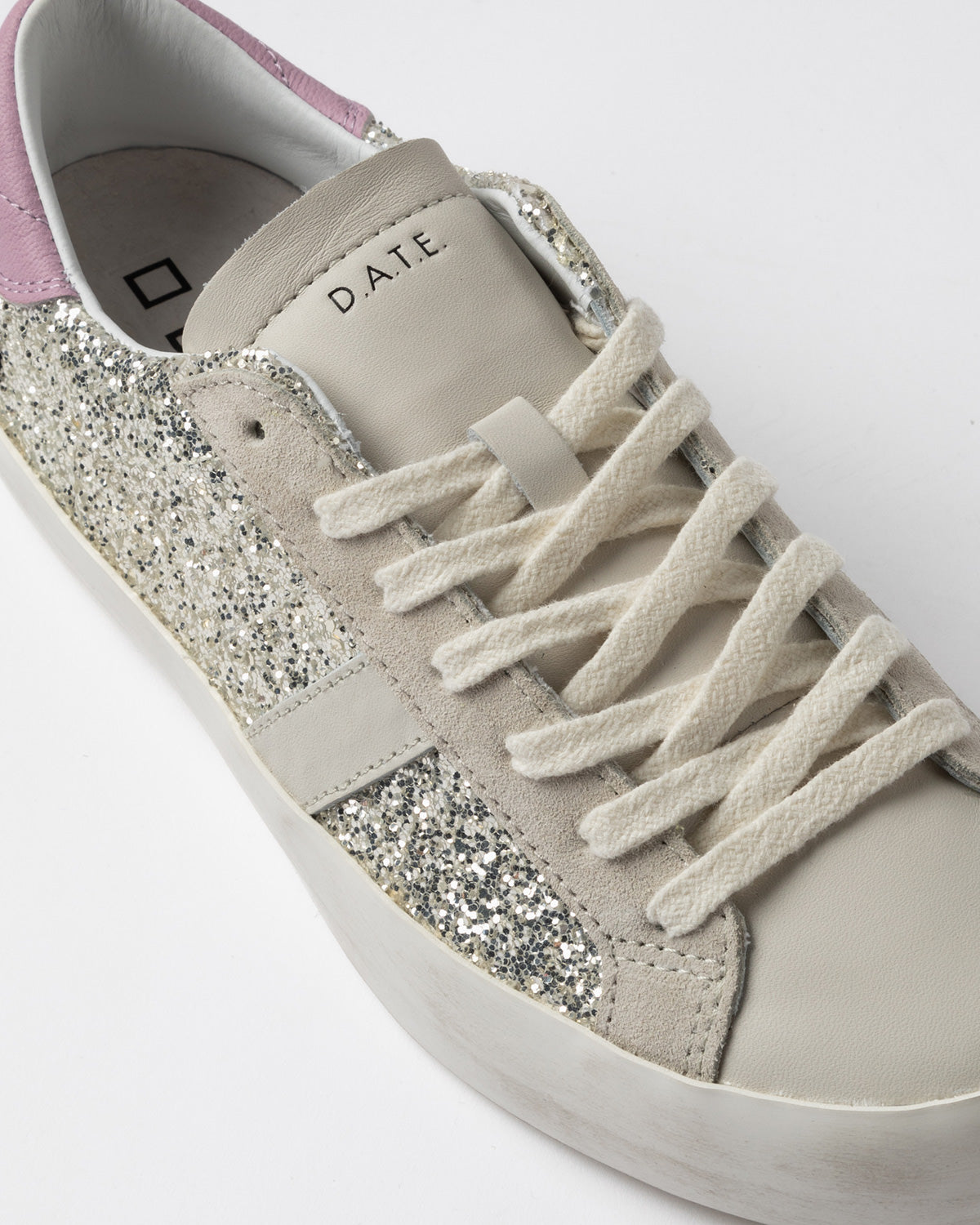 DS5-HILL LOW GLITTER Sneakers Platinum Woman