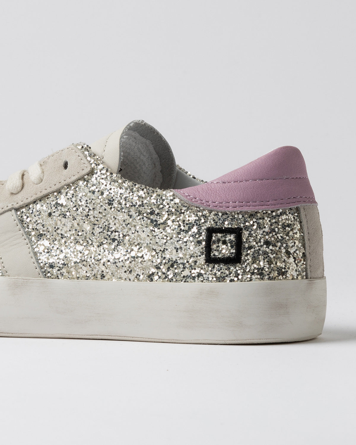 DS5-HILL LOW GLITTER Sneakers Platinum Woman