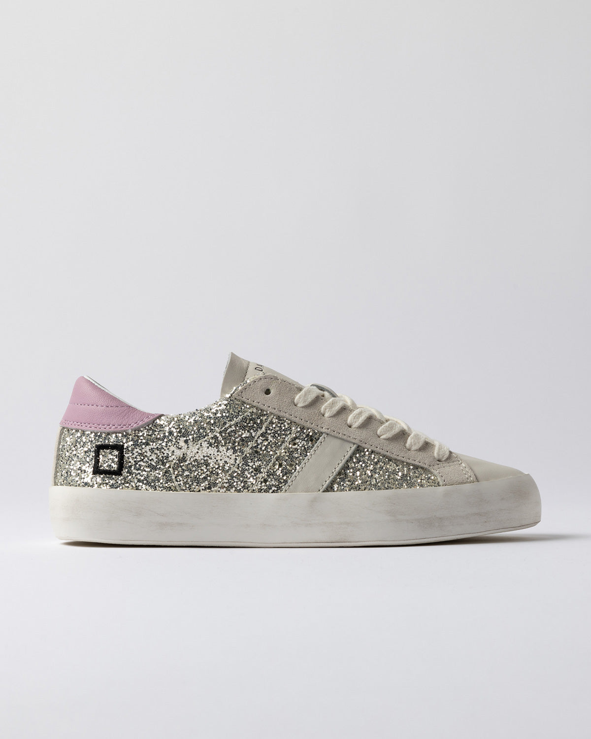 DS5-HILL LOW GLITTER Sneakers Platinum Woman