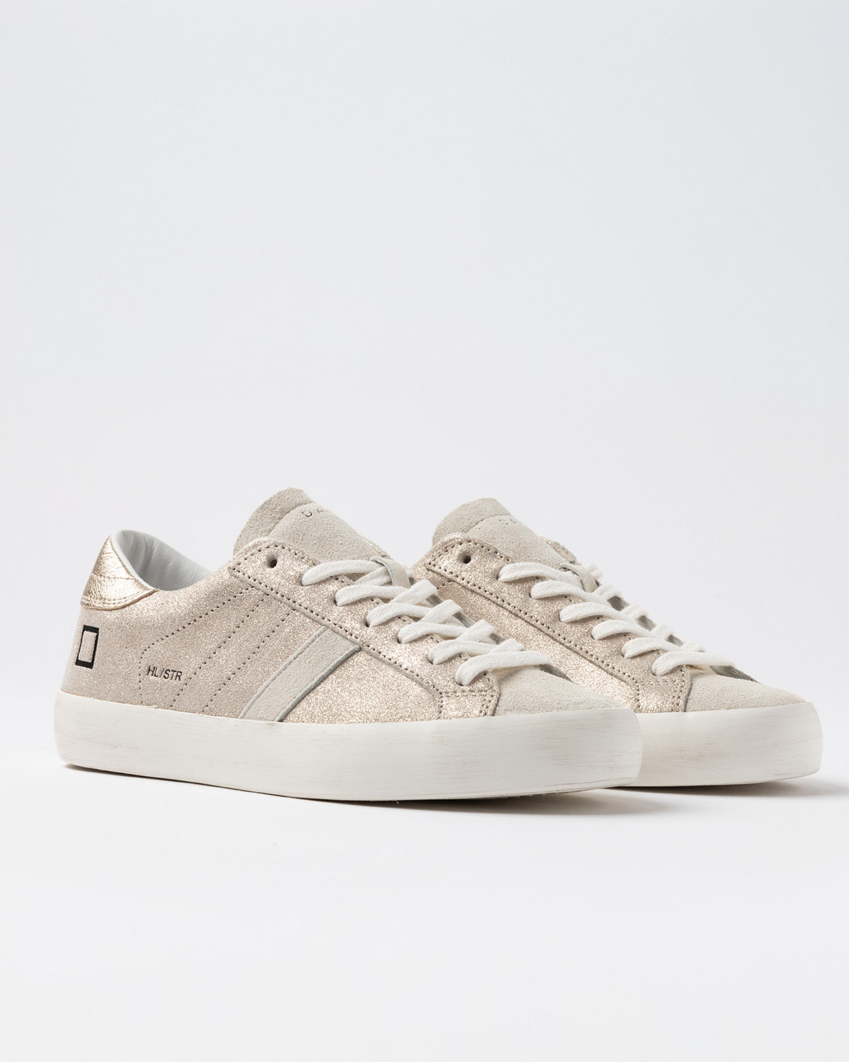 DS6-HILL LOW Stardust Sneakers Platinum Woman