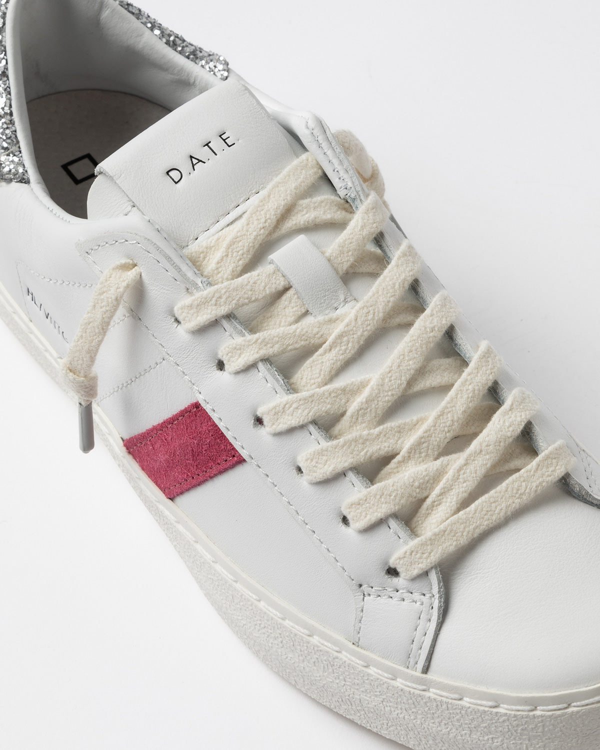 DS5-HILL LOW CALF Sneakers White/Silver Woman