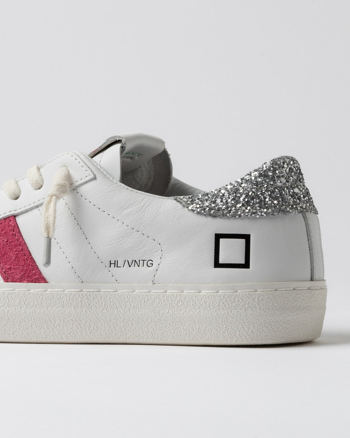 DS5-HILL LOW CALF Sneakers White/Silver Woman