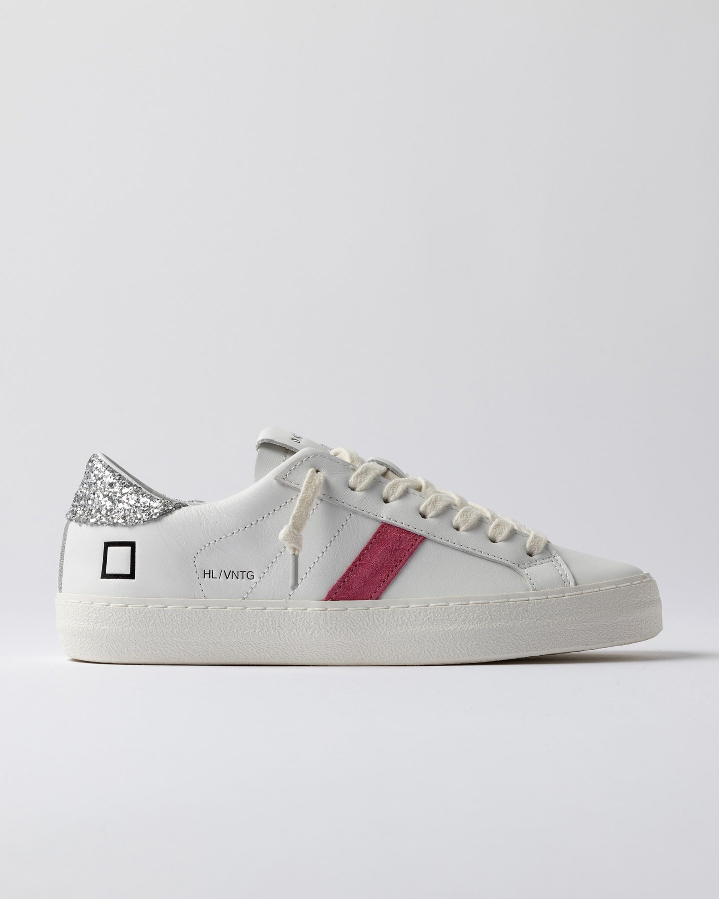 DS5-HILL LOW CALF Sneakers White/Silver Woman