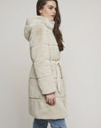 W4-HARVARD Coat Hood Fur Birch