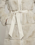 W4-HARVARD Coat Hood Fur Birch