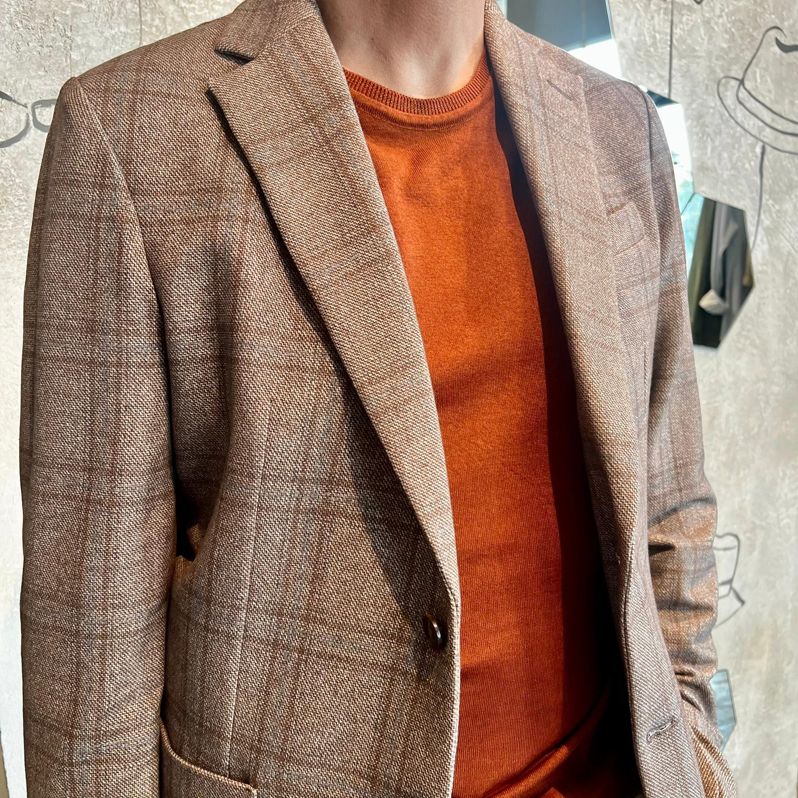 WU3-4102 Giacca Monopetto Fieno Man