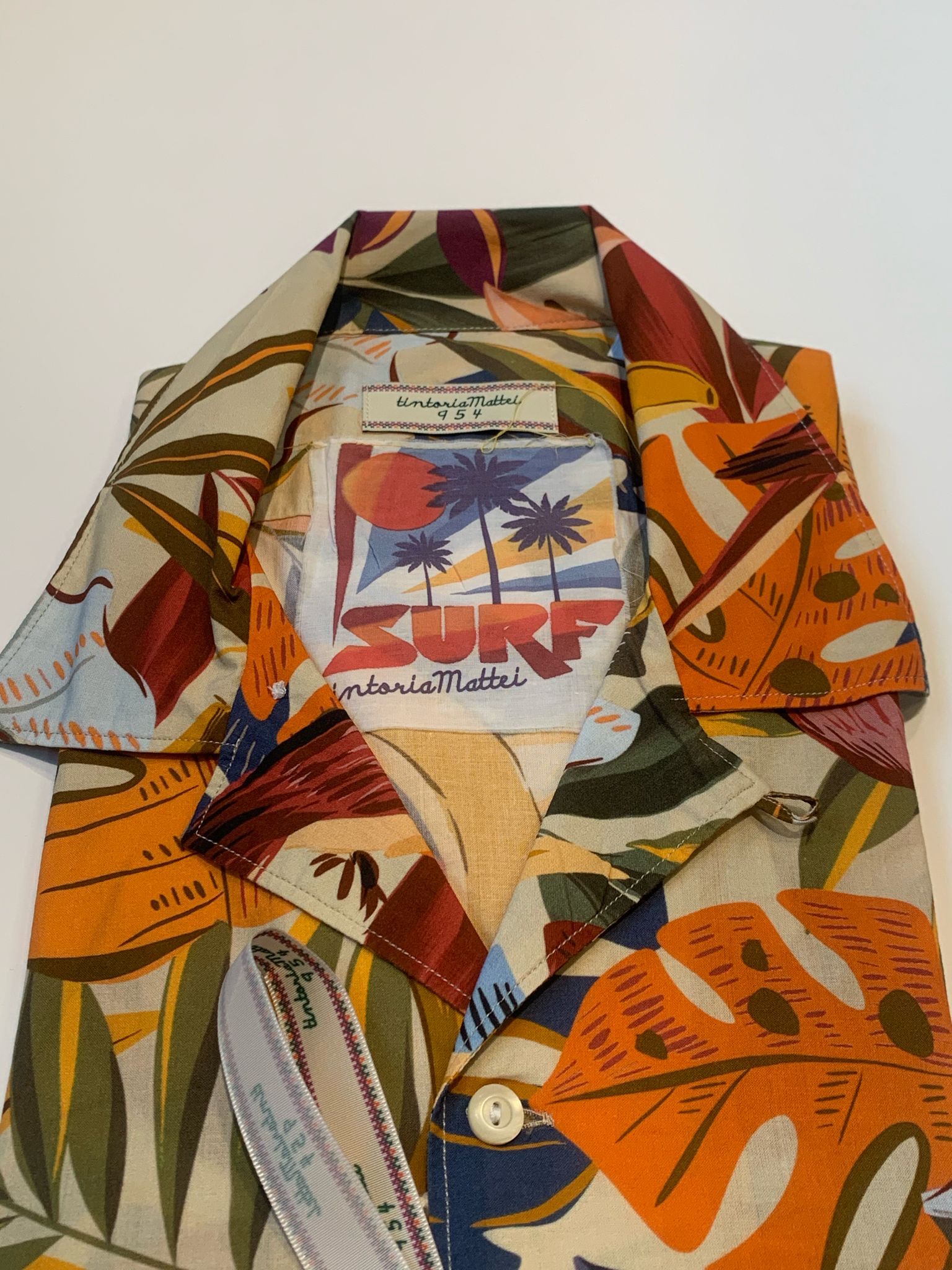 S4-RF4N4E Camiciotto Regular Fantasia Arancione Man