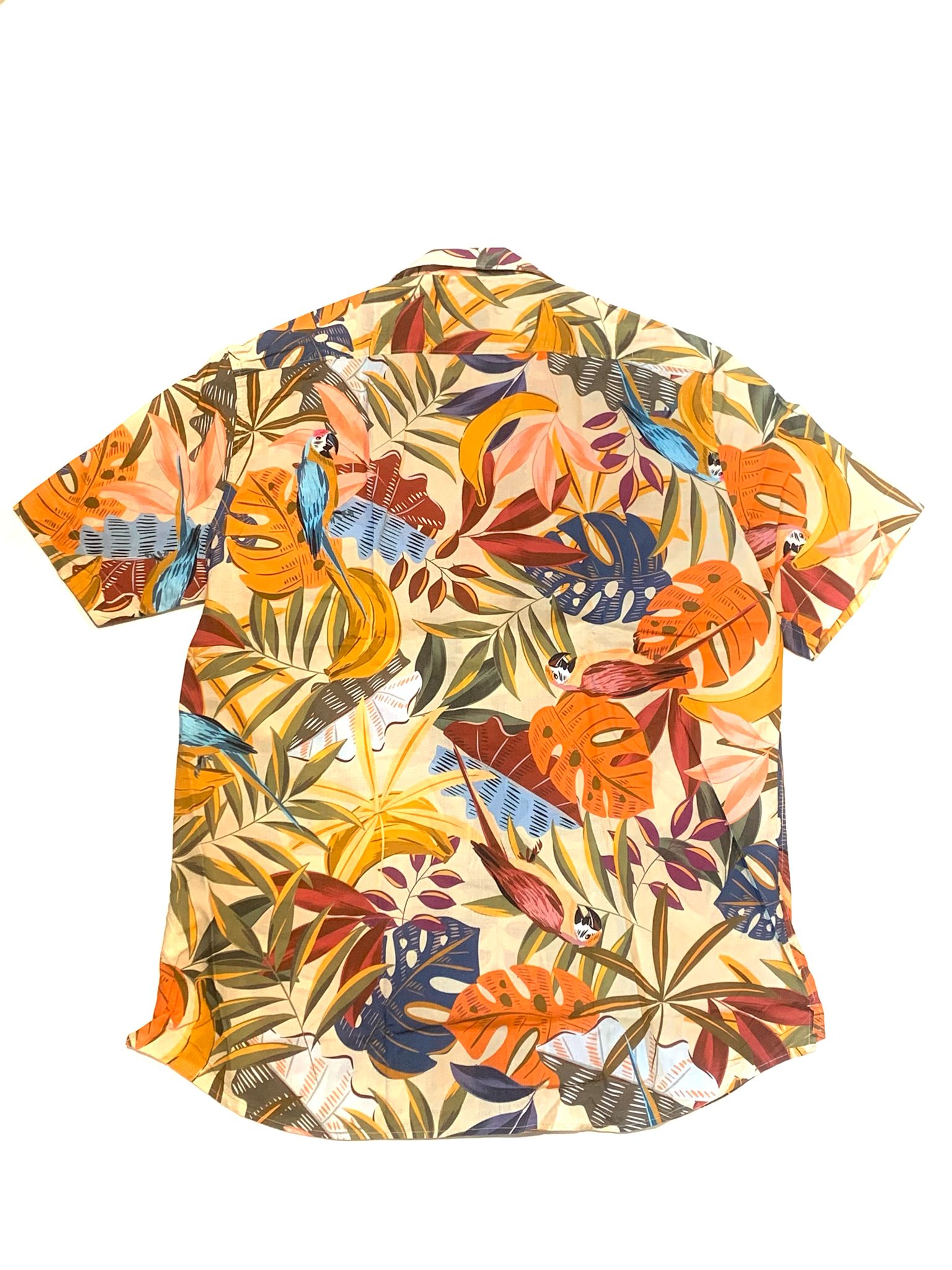 S4-RF4N4E Camiciotto Regular Fantasia Arancione Man