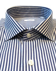 S4-AD0CIR Camicia Regular Righe Bianco/Blu Man