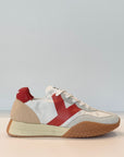 US4-KM9313 Sneaker White/Red Man