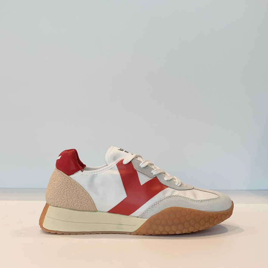 US4-KM9313 Sneaker White/Red Man