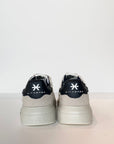 US4-22210 Sneakers Retro Tennis White/Navy Man