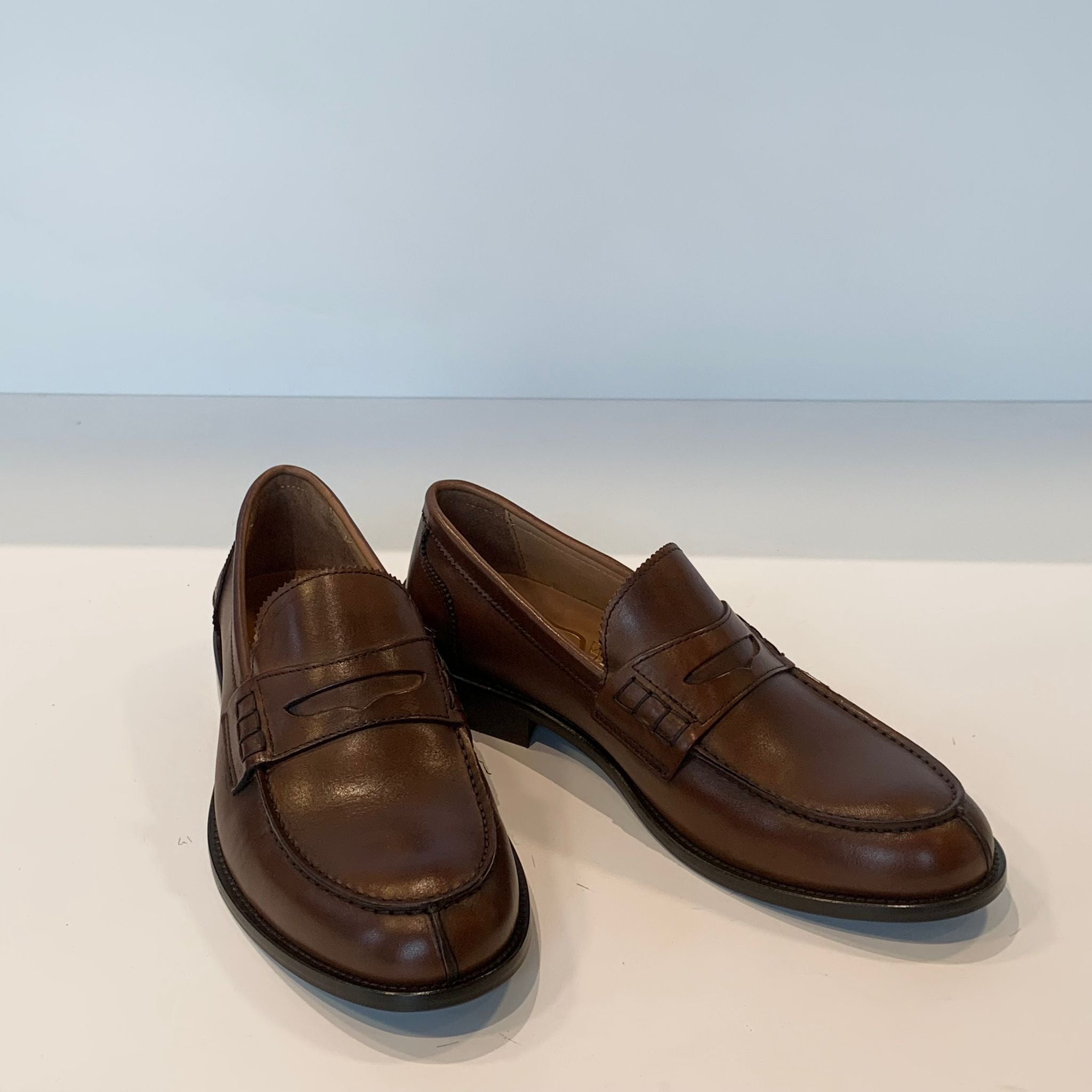 S4-MS10 Mocassino Vitello Cuoio Man