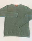 S4-0315 Maglia Girocollo Cotone Ultrasoft Verde Salvia Man