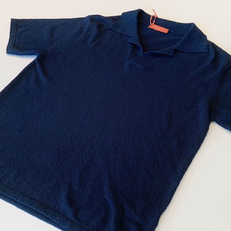 S4-0435 Polo Spugna Blu Man