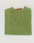 S4-0579 T-Shirt Con Inserti In Jersey Pistacchio Man