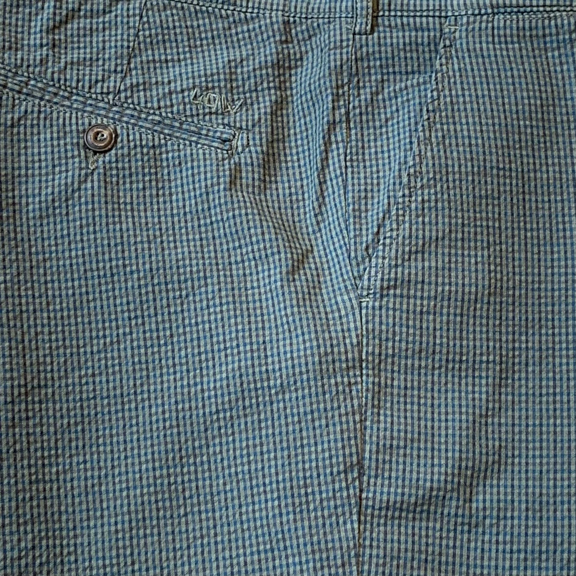 S4-Sergent Bermuda SS Quadri Verde Militare Man