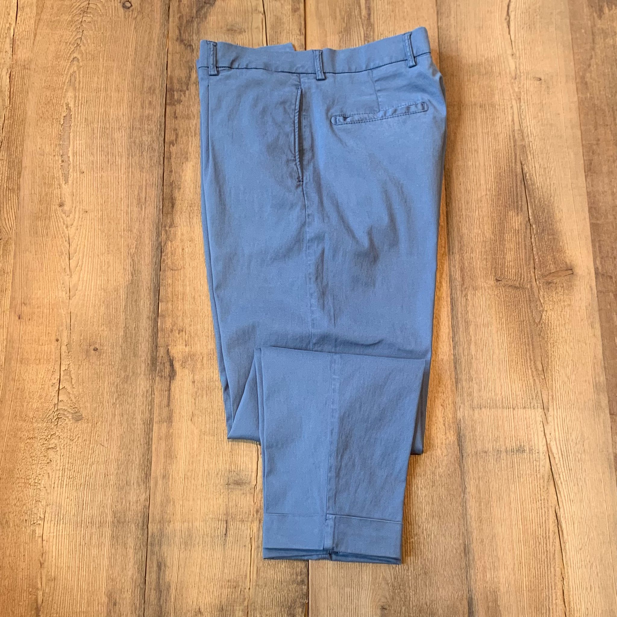S4-DE0006X Pantalone Chiaia Indaco Man