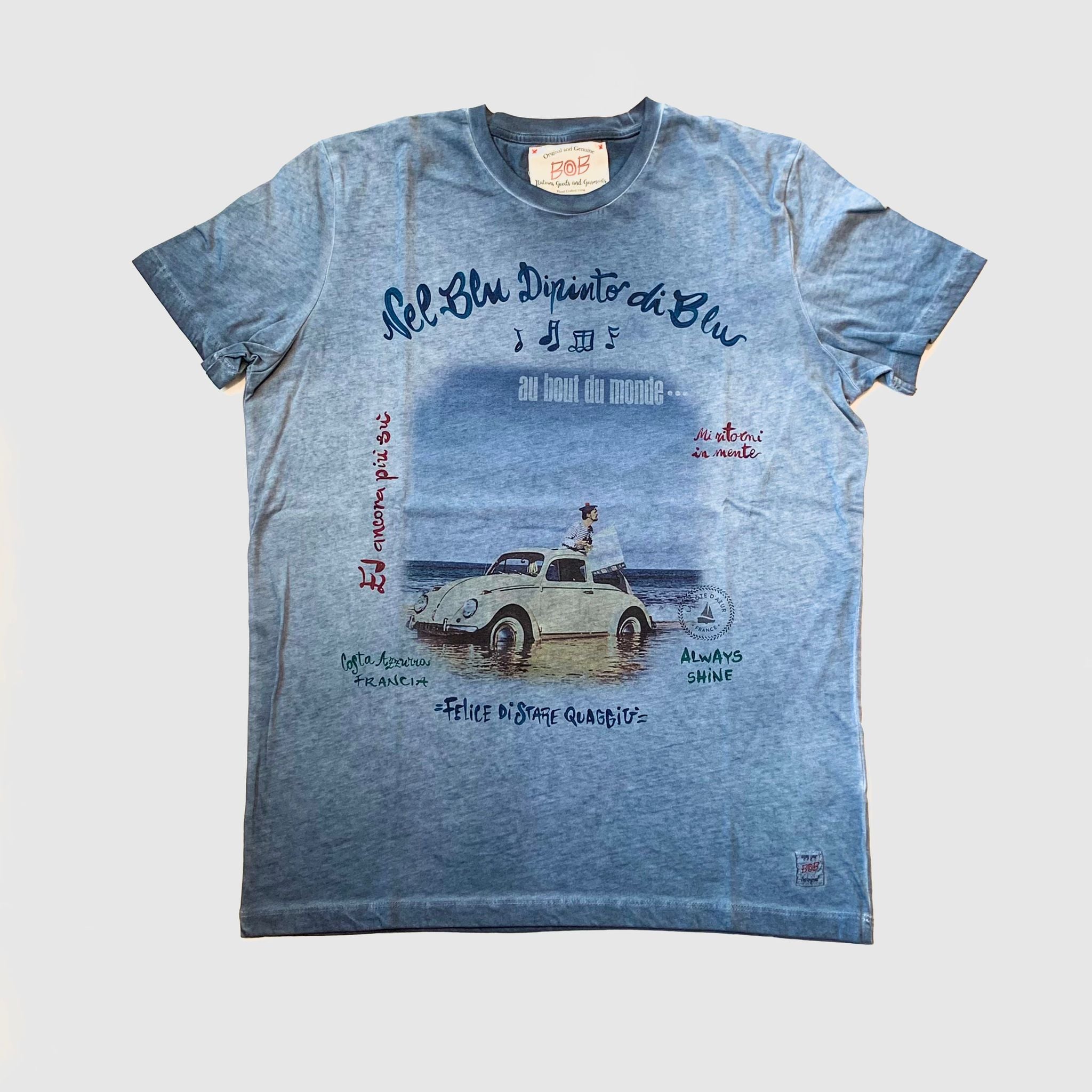 S4-PHOTOS T-Shirt Print46 Navy Man