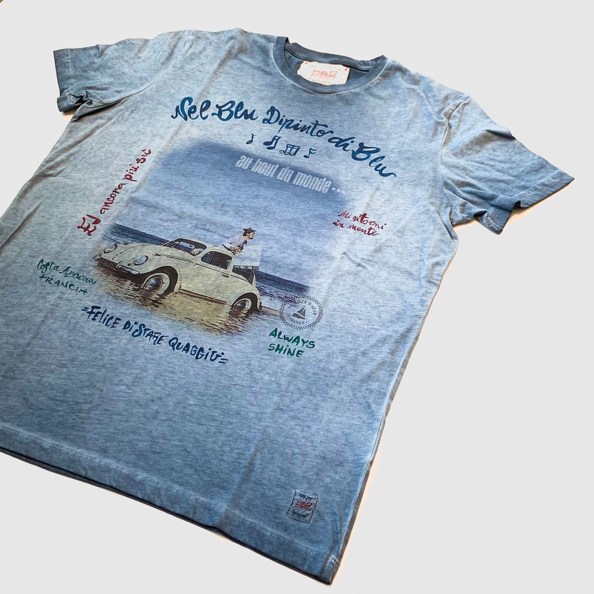 S4-PHOTOS T-Shirt Print46 Navy Man