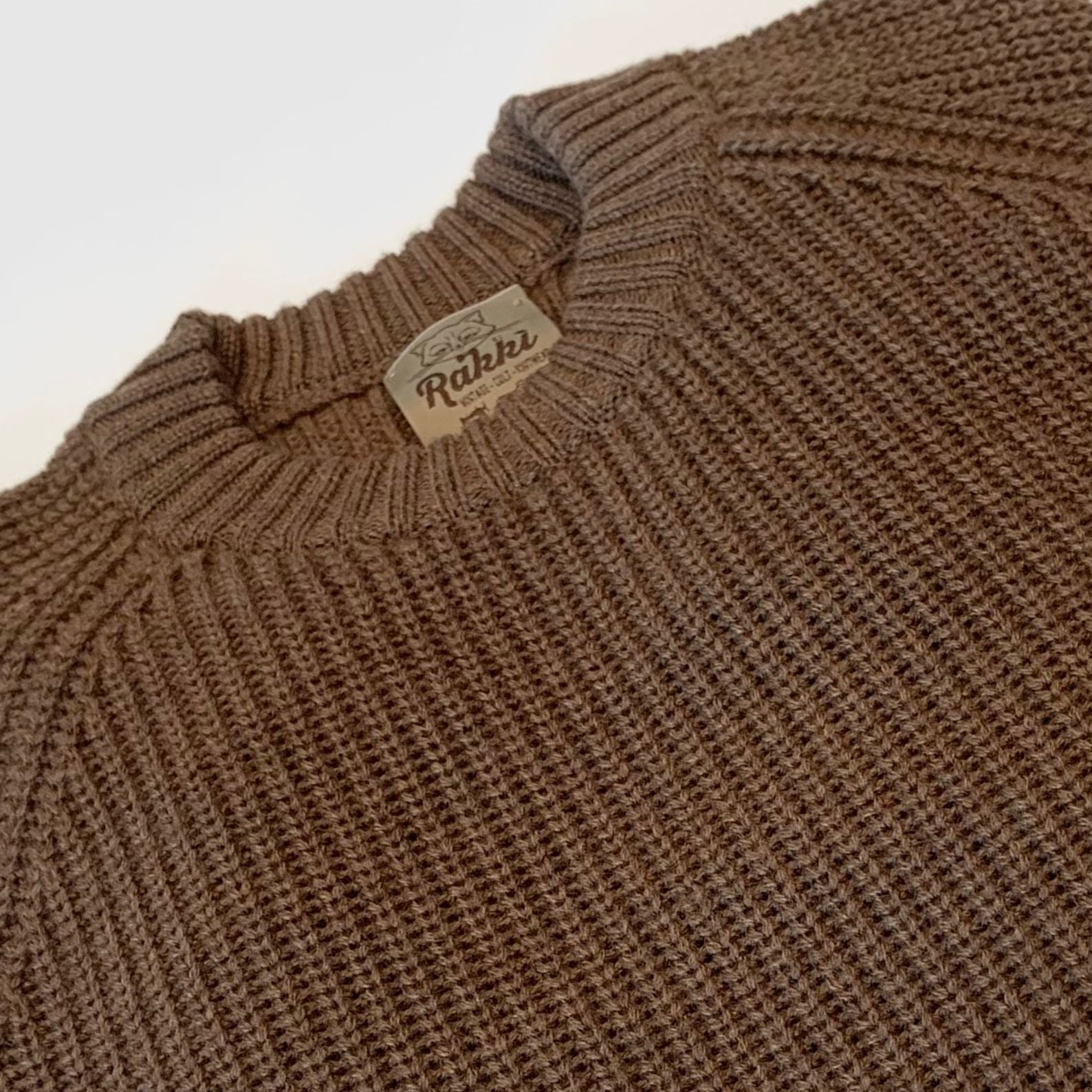 UW4-REBEL Maglia JAMES DEAN Gircollo Tabacco Man