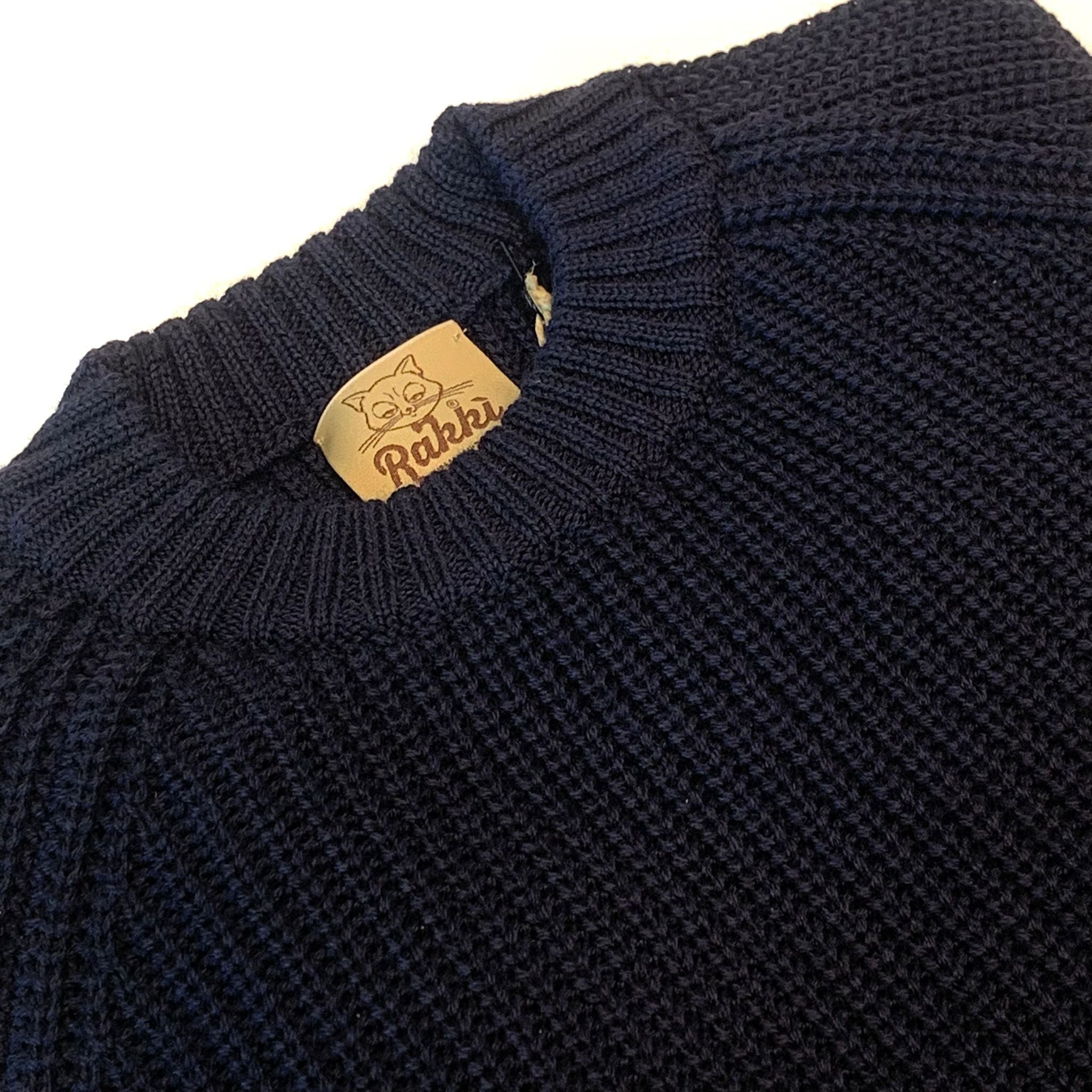 UW4-REBEL Maglia JAMES DEAN Gircollo Blu Notte Man