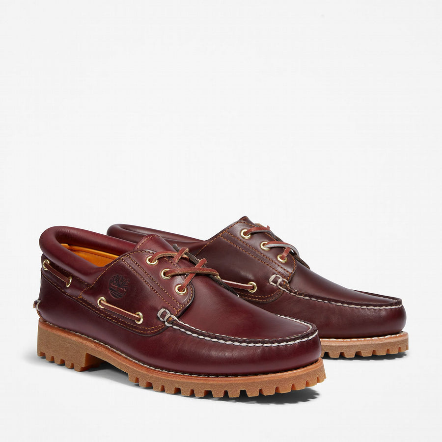 UW4-050009 AUTHENTIC Scarpa da Barca Burgundy Man