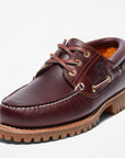 UW4-050009 AUTHENTIC Scarpa da Barca Burgundy Man