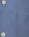 W4-QI0CUR Camicia Regular Microfantasia Azzurra Man