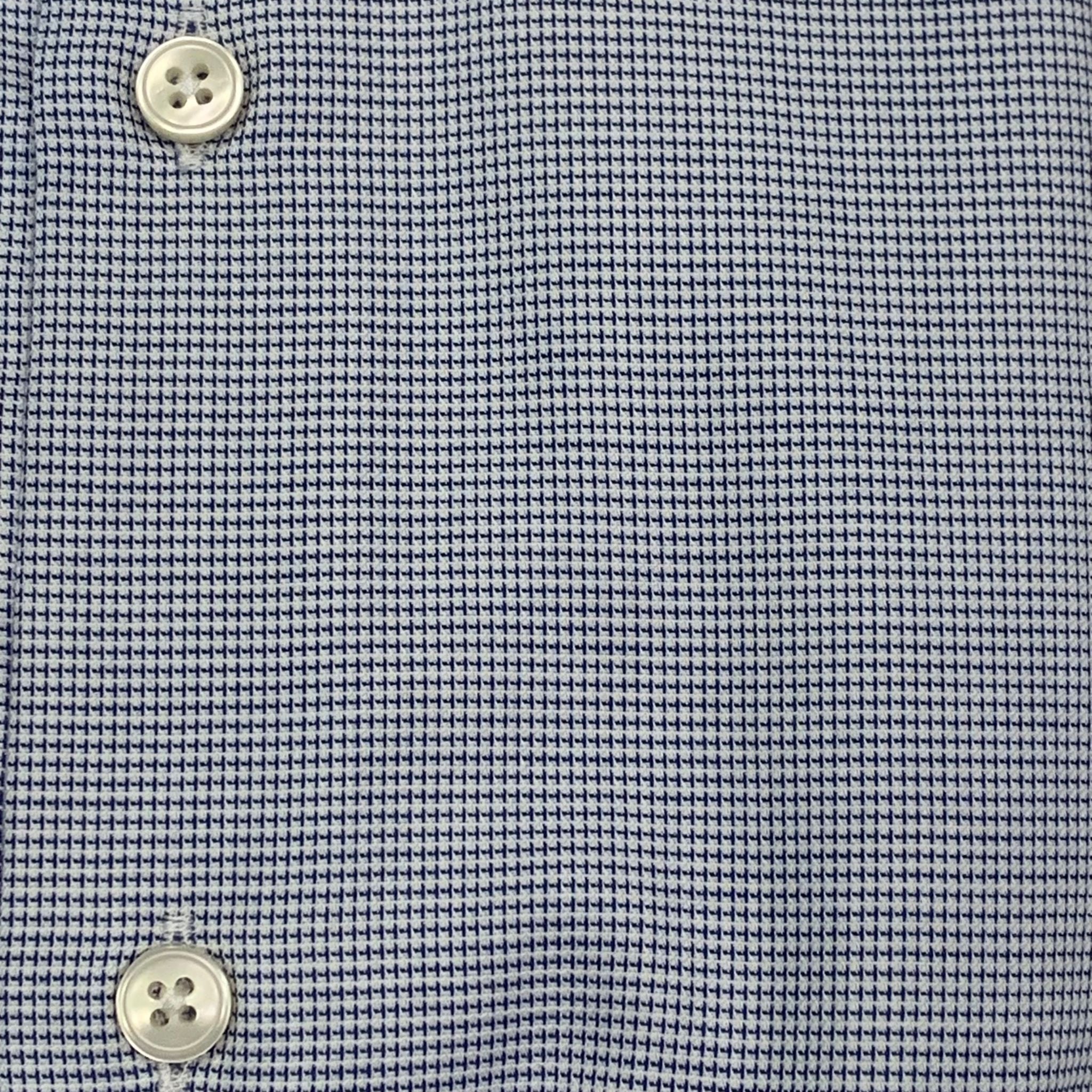 W4-UZ8VUR Camicia Regular Microfantasia Bianca Man