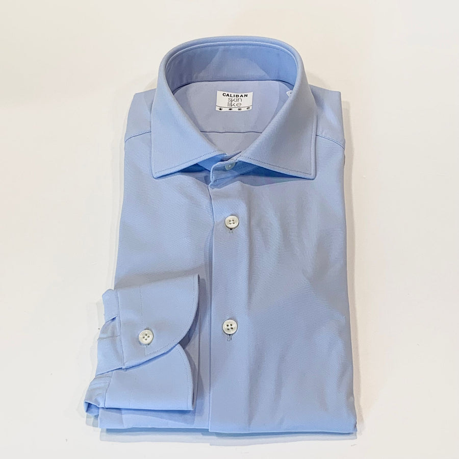 W4-QLCCJE Camicia SkinLike Regular Azzurro Man