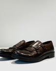 W4-737 Mocassino 2 Fibbie Brandy Man