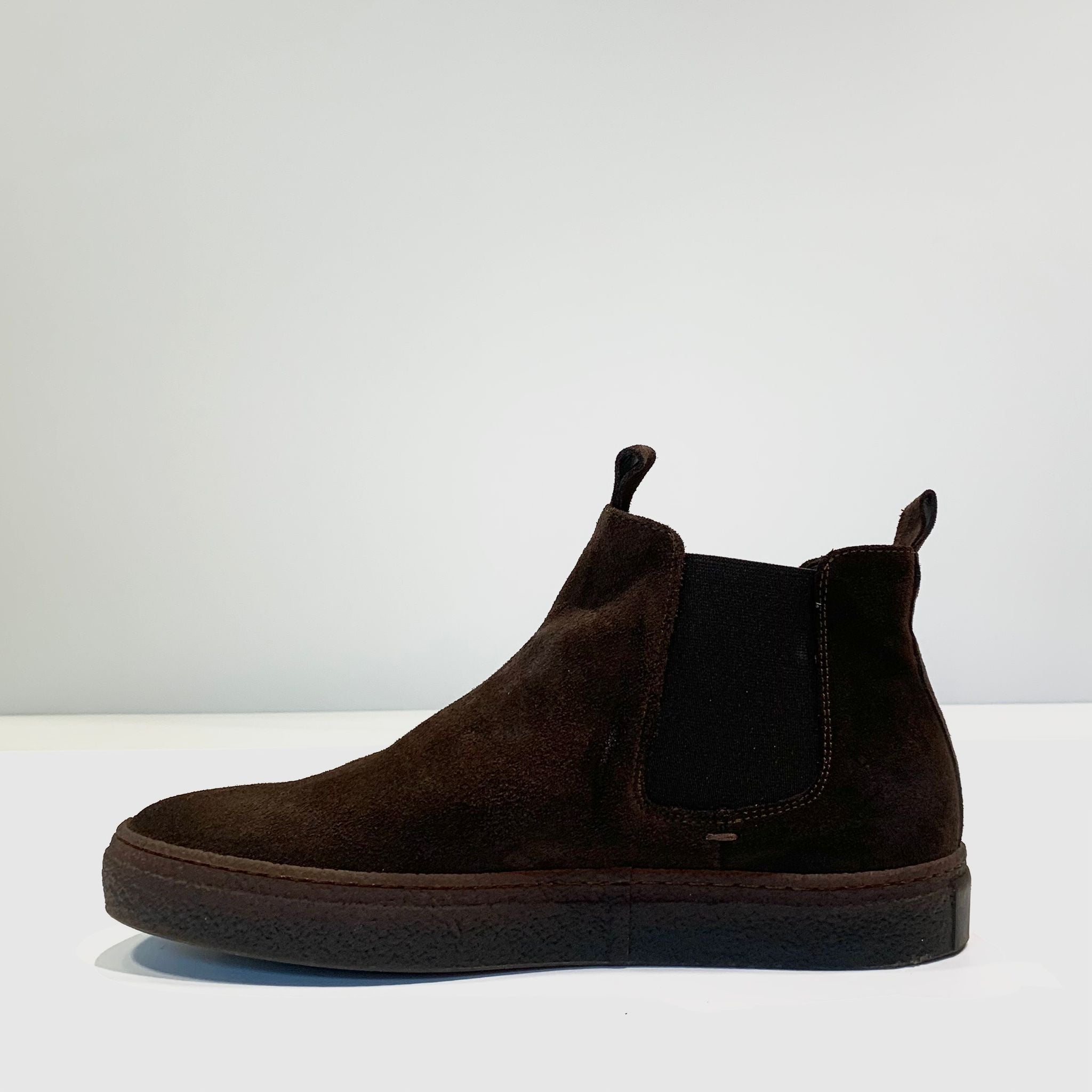 W4-690 Beatle Suede Testa Di Moro Man