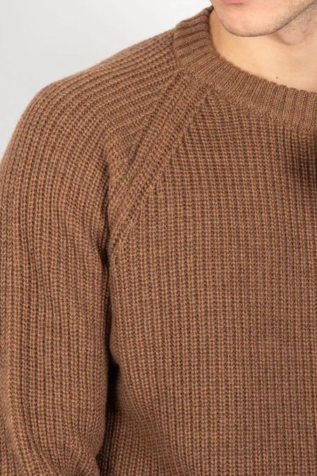 UW4-REBEL Maglia JAMES DEAN Gircollo Tabacco Man