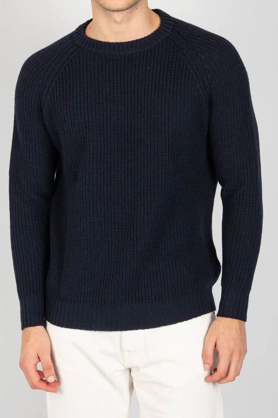 UW4-REBEL Maglia JAMES DEAN Gircollo Blu Notte Man