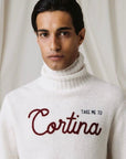 W4-CORTINA Maglia Dolcevita White Man