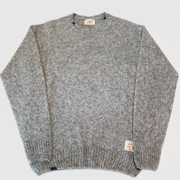 W4-WILL Maglia Girocollo Grigio Melange Man