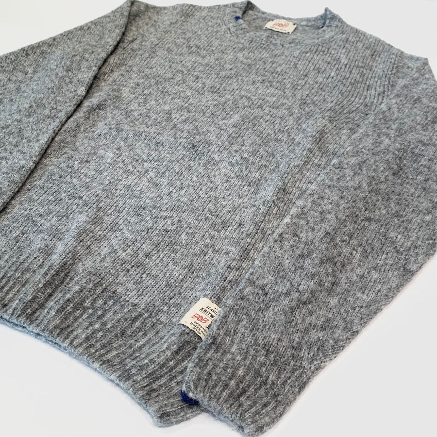 W4-WILL Maglia Girocollo Grigio Melange Man