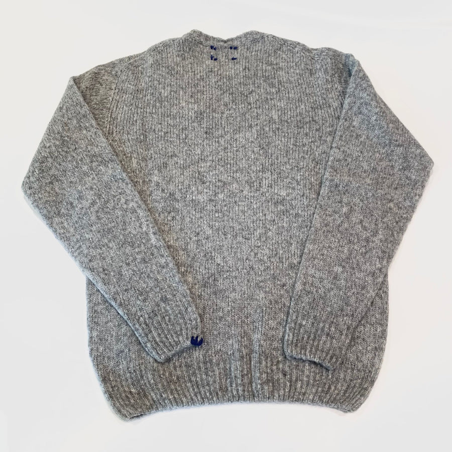 W4-WILL Maglia Girocollo Grigio Melange Man