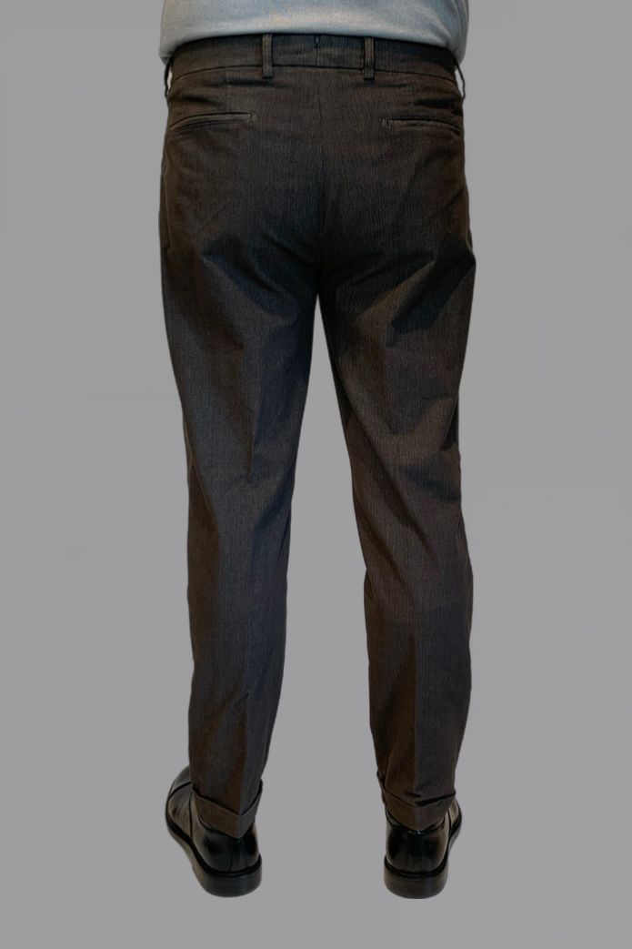 W4-AB0015X Pantalone Retrò Spigato Moro Man