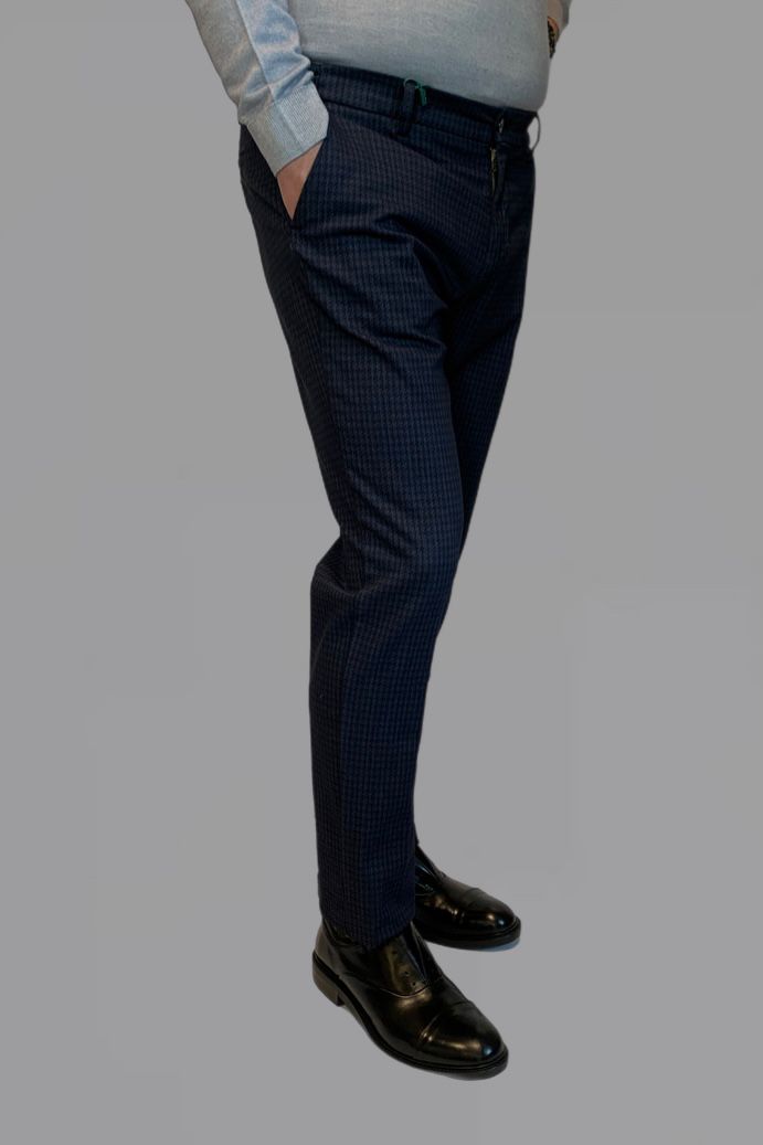 W4-AB0114X Pantalone Morello Elax Navy Man