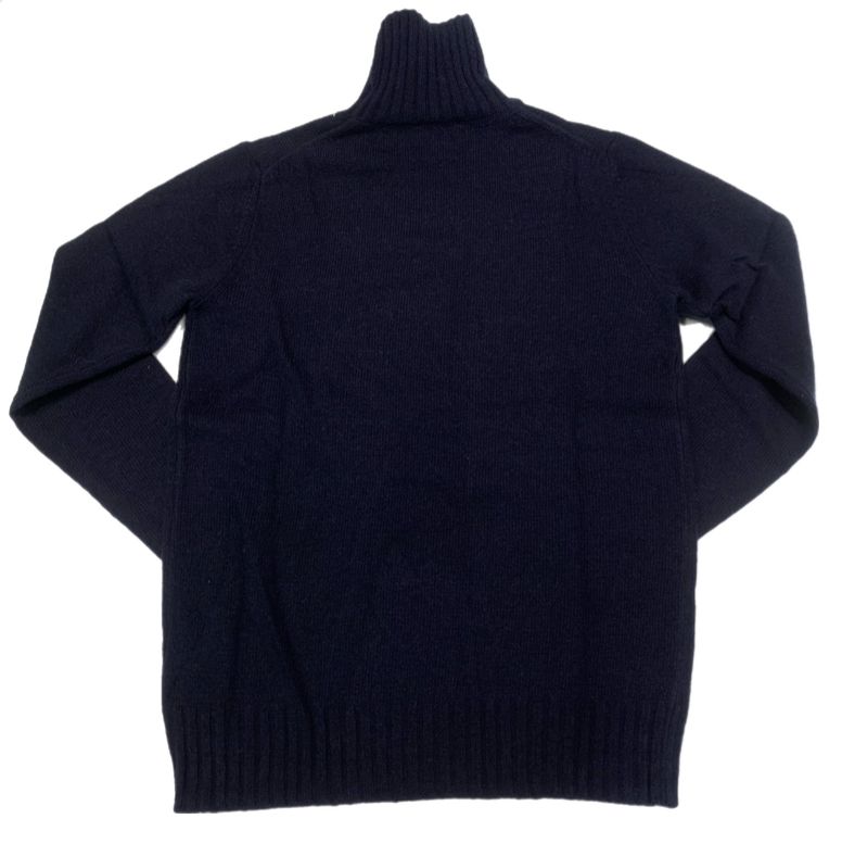 W4-BOMBARDINO Maglia Dolcevita Navy Man